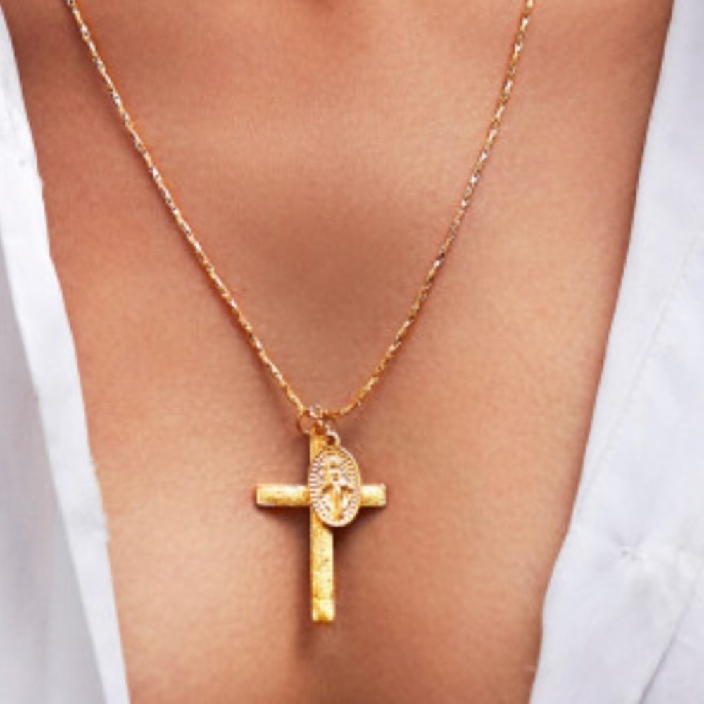 Gold Cross Chain